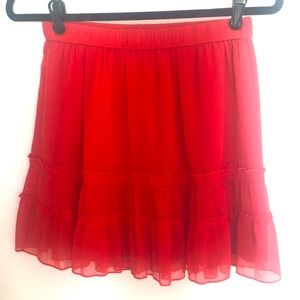 Abercrombie & Fitch red skirt
